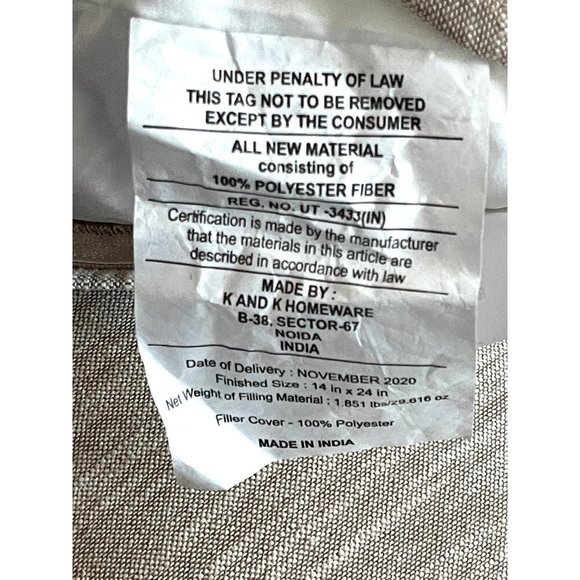 Spring Gatherings Embroidered Crocket Throw Pillows Set of 2 - Picture 12 of 12